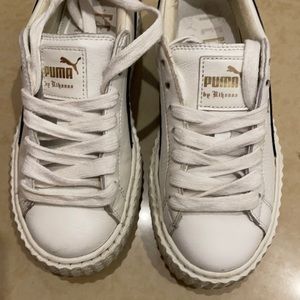 WORN Puma x Fenty by Rihanna Creeper Leather White